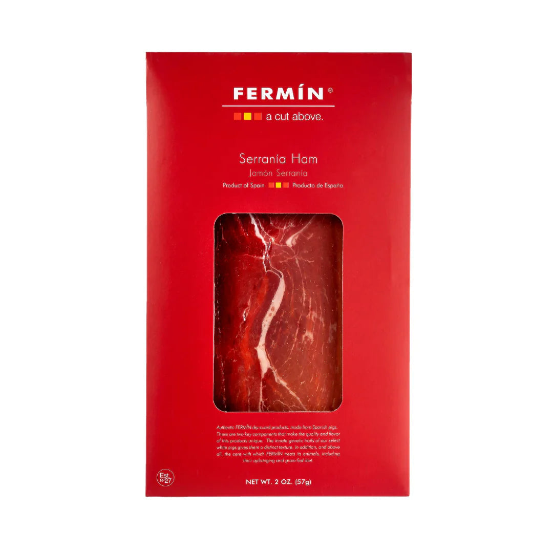 FERMÍN Jamón Serrano (Spanish Ham) Pre-Sliced 2 oz
