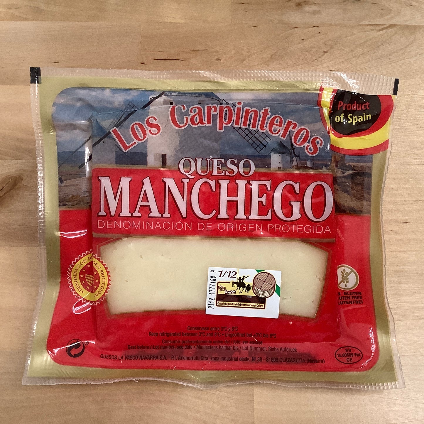 Manchego Cheese Aged 3 mo.